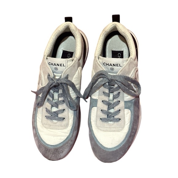 Chanel 22 CC Mens suede trainer sneaker - Picture 4 of 8